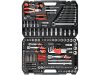 Yato szerszámkészlet 225 részes 1/4", 3/8", 1/2" CrV CrMo