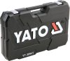 Yato szerszámkészlet 225 részes 1/4", 3/8", 1/2" CrV CrMo