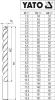 Yato fémfúró készlet 25 részes 1,0-13,0 mm HSS Co