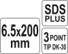 Yato betonfúró 6,5x200 mm SDS Plus