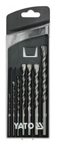 Yato betonfúró készlet 7 részes 4-12 mm hengeres befogás