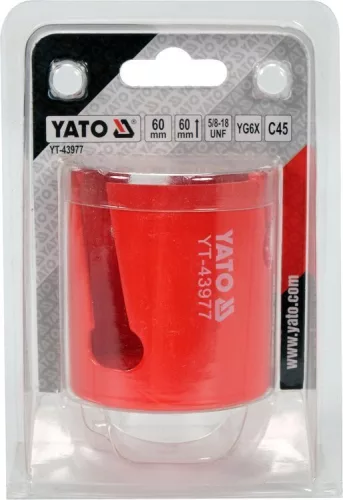 Yato körkivágó 60 mm 5/8" TCT