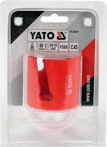 Yato körkivágó 68 mm 5/8" TCT