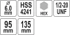 Yato körkivágó központosító 10 mm 1/2" HEX