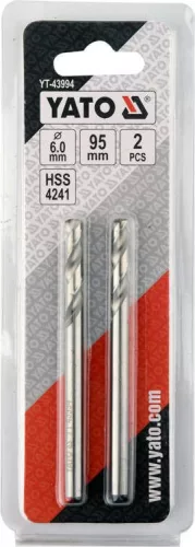 Yato központosító fúró körkivágóhoz 6 x 95 mm (2 db/cs)