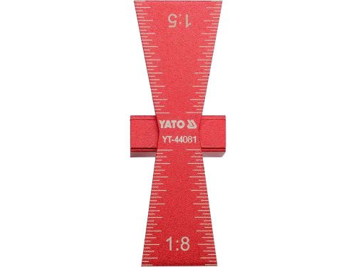 Yato asztalos fecskefark sablon alumínium