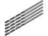 Yato fémfúró prémium 2,5x30/57 mm HSS Inox 5db