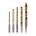 Yato fémfúró készlet 5 részes 4,0-10,0 mm HSS TiN bitbefogás