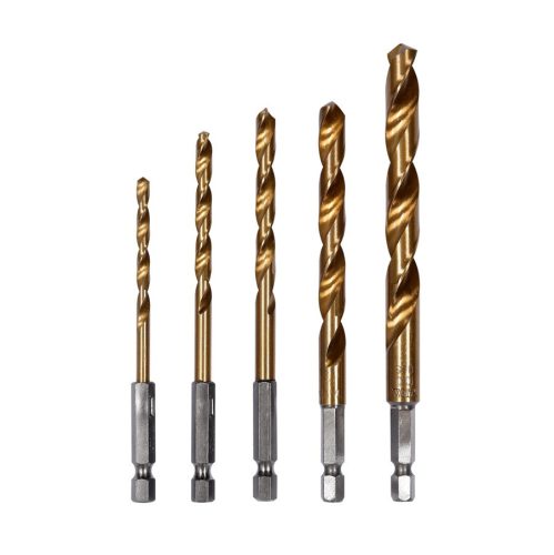Yato fémfúró készlet 5 részes 4,0-10,0 mm HSS TiN bitbefogás