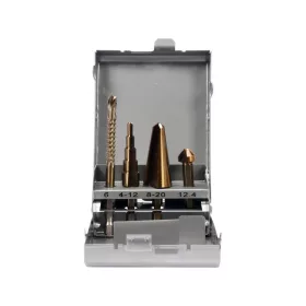 Yato lépcsős fúró multi készlet 4 részes bit befogású