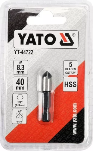 Yato kúpos süllyesztő fémre bitbefogású HSS 8,3mm