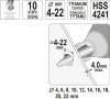 Yato lépcsős fúró 4-22 mm HSS Titán-nitrid