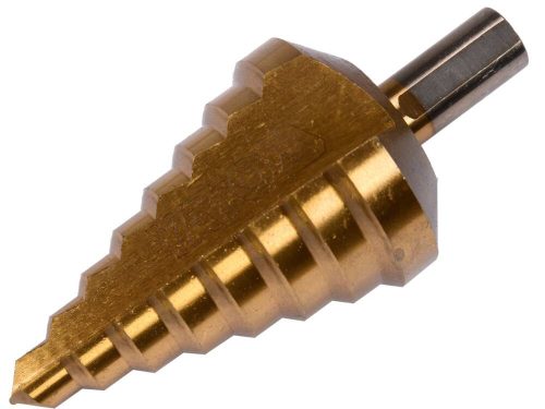 Yato lépcsős fúró 10-45 mm 8 lépcsős HSS titán-nitrid