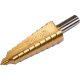 Yato lépcsős fúró 6-20 mm 10 lépcsős HSS titán-nitrid