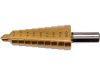 Yato lépcsős fúró 6-20 mm 10 lépcsős HSS titán-nitrid