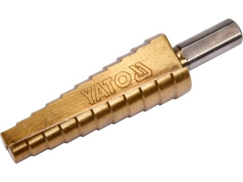 Yato lépcsős fúró 11 lépcsős 10-20 mm HSS-TiN