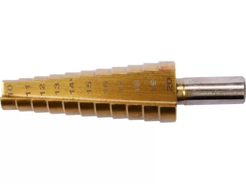 Yato lépcsős fúró 11 lépcsős 10-20 mm HSS-TiN