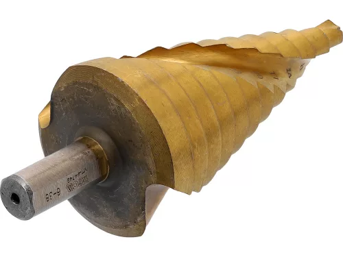 Yato lépcsős fúró 6-38 mm HSS titán-nitrid