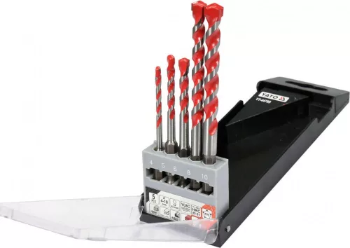 Yato betonfúró készlet 5 részes 4-10 mm bit befogás