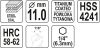 Yato fém marófúró 11 x 110 mm bit befogású HSS-TiN