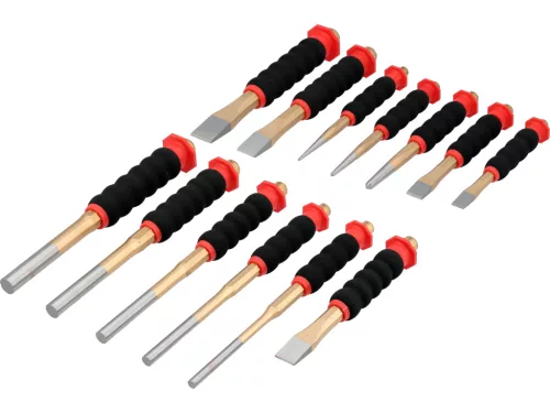 Yato csapszeg kiütő és véső készlet 13 darabos
