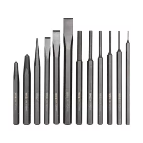 Yato laposvágó, lyukasztó és csapszegkiütő készlet 12 részes