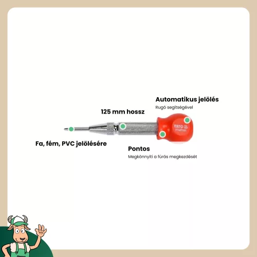 Yato automata pontozó 125 mm