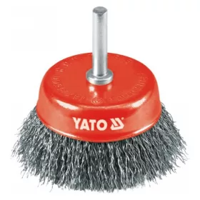 Yato csapos fazékkefe fúrógépbe inox 75 mm