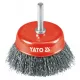 Yato csapos fazékkefe fúrógépbe inox 75 mm