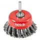 Yato csapos sodrott fazékkefe fúrógépbe 75 mm