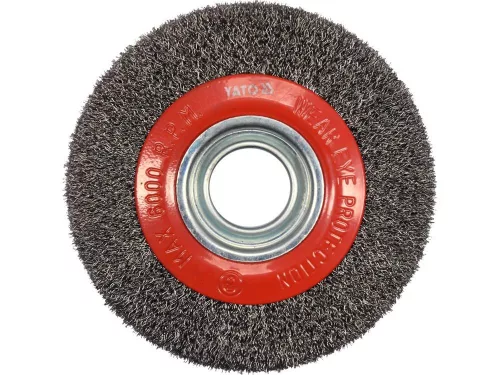 Yato körkefe 150 x 32 mm szűkítőgyűrűkkel inox