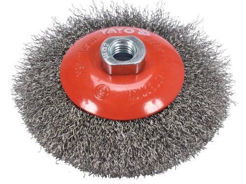Yato dönött körkefe M14 125 mm inox