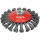 Yato döntött sodrott körkefe M14 125 mm inox