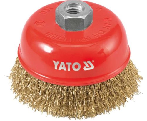 Yato fazékkefe réz M14 100 mm
