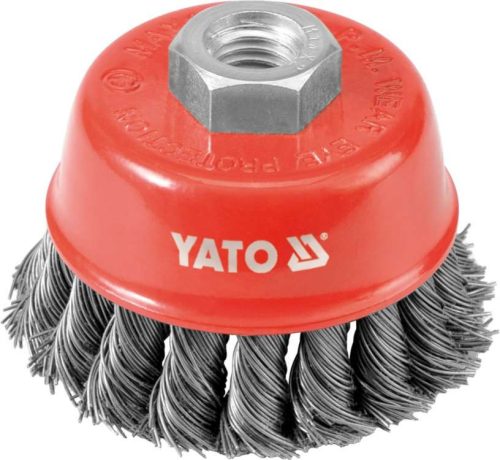 Yato fazékkefe sodrott M14 60mm