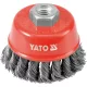 Yato fazékkefe sodrott M14 60mm