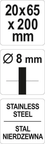 Yato csőkefe fúrógépbe inox 20 mm