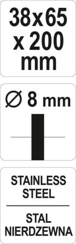 Yato csőkefe fúrógépbe inox 38 mm