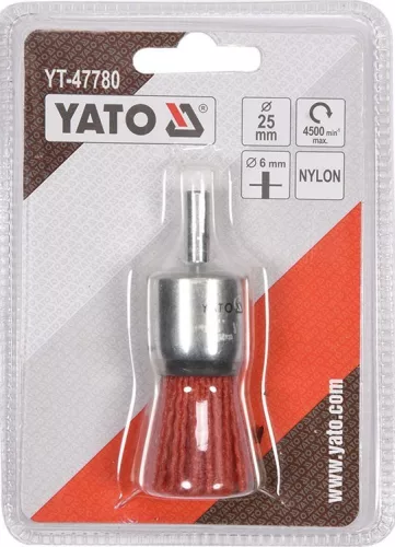 Yato csapos fazékkefe fúrógépbe nylon 25 mm