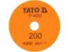 Yato tépőzáras gyémánt csiszoló és polírozókorong 100 mm / P200 vizes/száraz