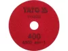 Yato tépőzáras gyémánt csiszoló és polírozókorong 100 mm / P400 vizes/száraz