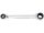 Yato racsnis csillagkulcs 10-13 mm x 17-19 mm / 200 mm 72T CrV