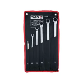   Yato racsnis csillag-villáskulcs készlet 8-19 mm, 6 részes