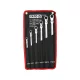Yato csuklós racsnis csillag-villáskulcs készlet 8-19 mm, 6 részes