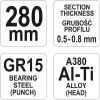 Yato profilegyesítő fogó (gipszkartonozáshoz) 280 mm