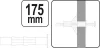 Yato molly fogó üreges bővítőcsavarokhoz 175 mm