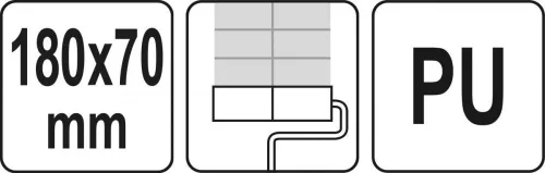 Yato mintás festőhenger 180 x 70 mm