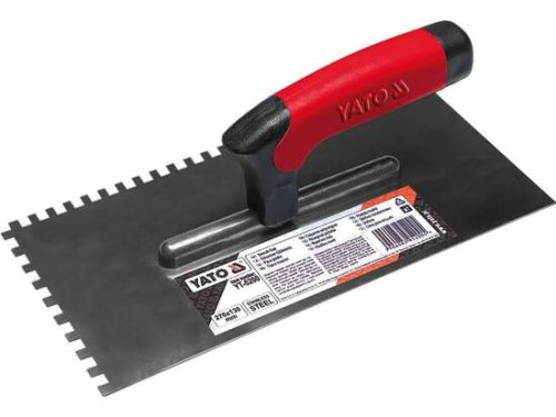 Yato glettvas 130 x 270 mm inox fogazott 6 x 6 mm