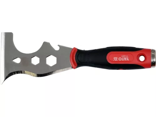 Yato kaparó spakli multifunkciós inox + 4 db bithegy