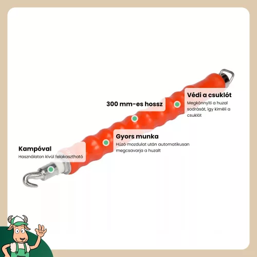 Yato huzalsodró 300mm